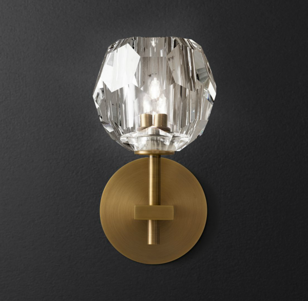 Бра RH Boule de Cristal Single Sconce Brass Латунь Бра RH Boule de Cristal Single Sconce Brass Латунь в Грозном | Loft Concept