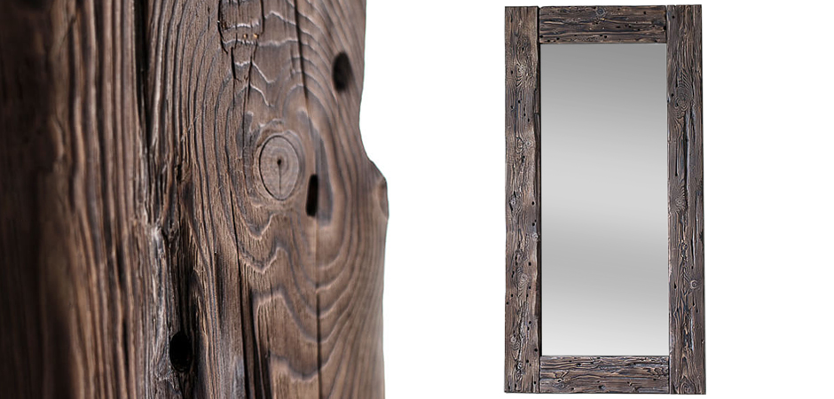 Зеркало Aged Wood Mirror Зеркало Aged Wood Mirror - Loft-Concept в Грозном