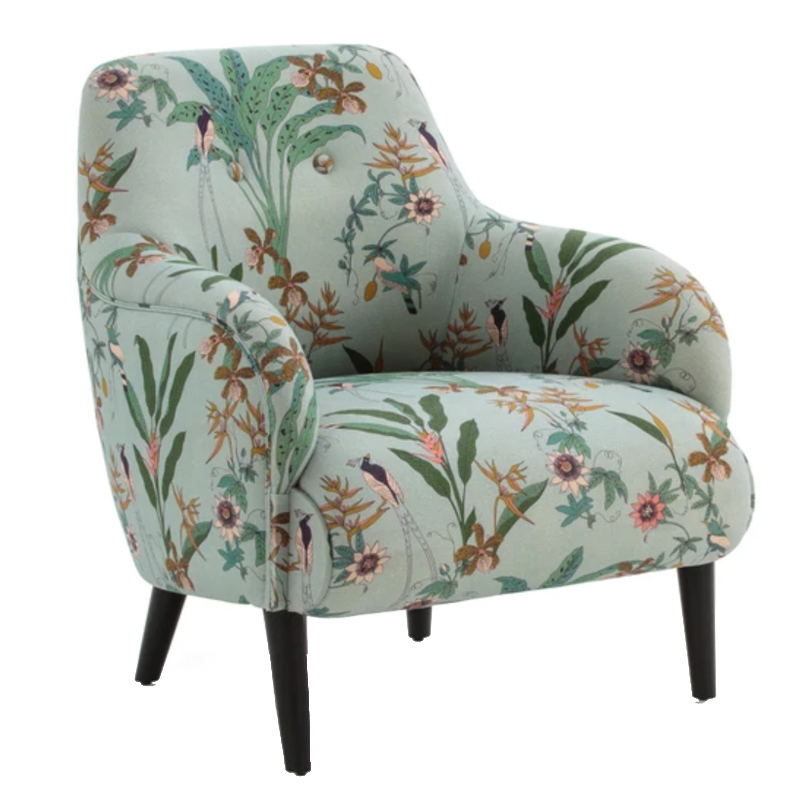Кресло Lipstick Fauteuil melange lin Зеленый шалфей Кресло Lipstick Fauteuil melange lin Зеленый шалфей в Грозном | Loft Concept