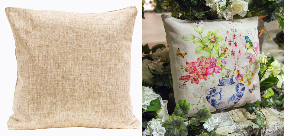 Декоративная подушка Orchids and Iris Pillow Декоративная подушка Orchids and Iris Pillow - Loft-Concept в Грозном