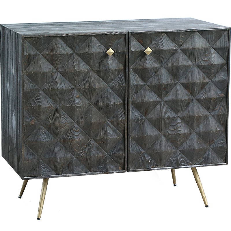 Комод Sideboard Reflect Латунь Черный Комод Sideboard Reflect Латунь Черный в Грозном | Loft Concept