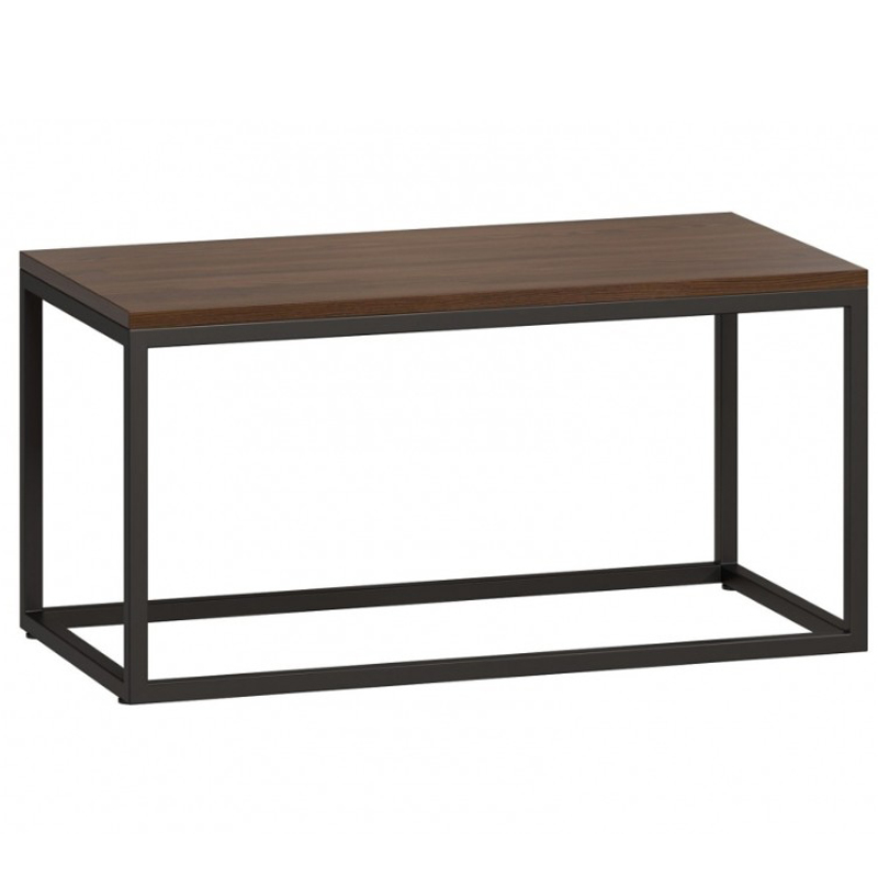 Кофейный стол Industrial Oak Philomel Coffee Table Коричневый Черный Кофейный стол Industrial Oak Philomel Coffee Table Коричневый Черный в Грозном | Loft Concept