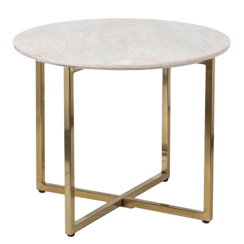 Приставной стол Esmond Side Table Латунь Приставной стол Esmond Side Table Латунь в Грозном | Loft Concept