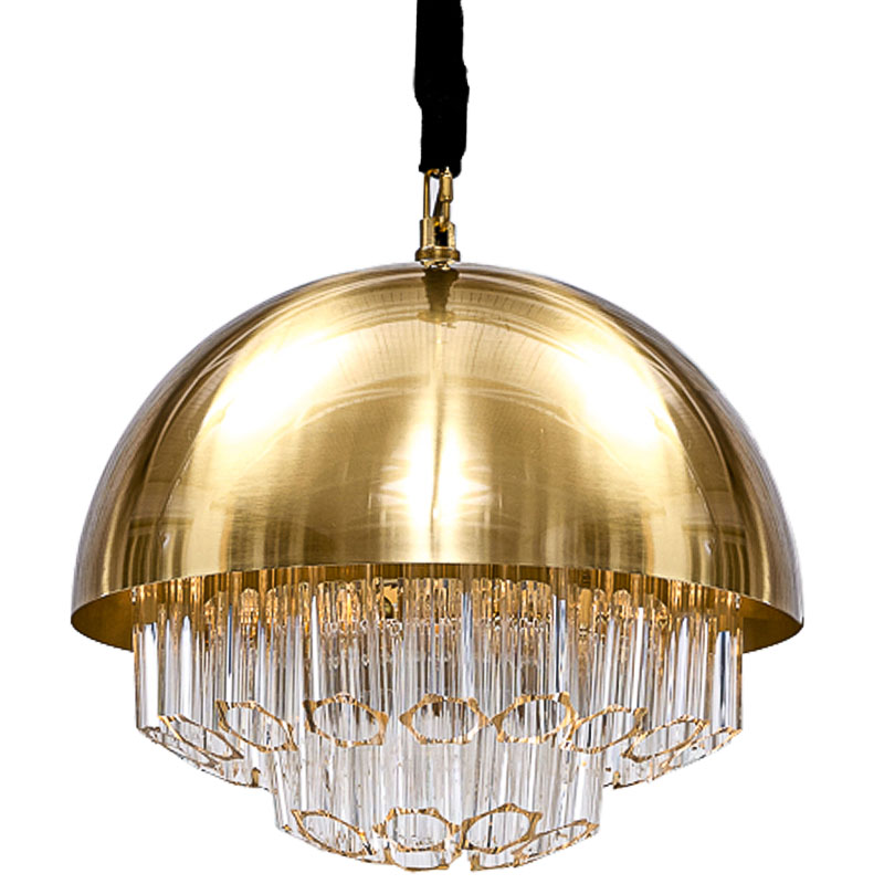 Люстра Erizzo Chandeliers Глянцевое золото Прозрачный Люстра Erizzo Chandeliers Глянцевое золото Прозрачный в Грозном | Loft Concept