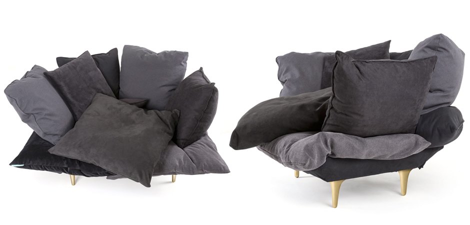 Кресло Seletti Armchair Comfy charcoal grey Кресло Seletti Armchair Comfy charcoal grey - Loft-Concept в Грозном