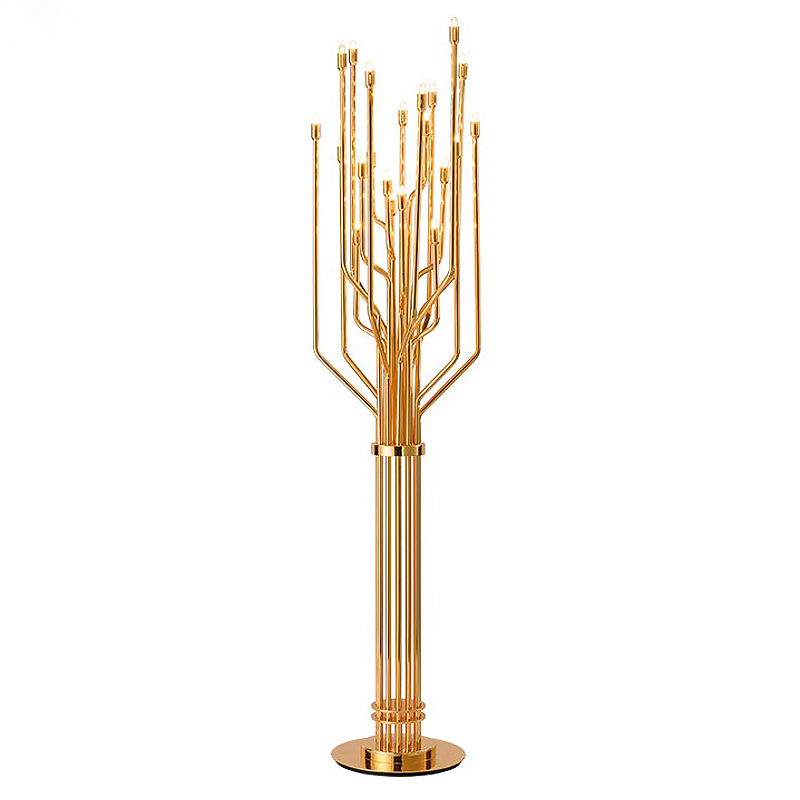 Торшер JANIS floor lamp Глянцевое золото Торшер JANIS floor lamp Глянцевое золото в Грозном | Loft Concept