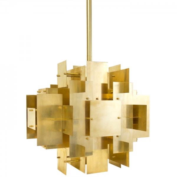 Люстра Jonathan Adler PUZZLE CHANDELIER Латунь Люстра Jonathan Adler PUZZLE CHANDELIER Латунь в Грозном | Loft Concept