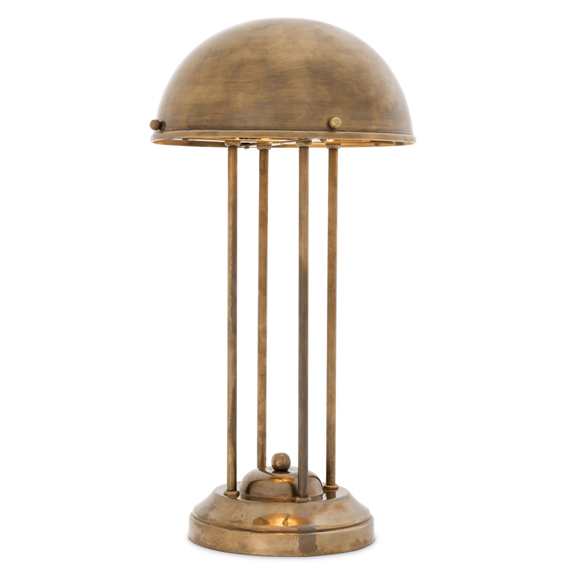 Настольная лампа Eichholtz Desk Lamp Livre Винтажная латунь Настольная лампа Eichholtz Desk Lamp Livre Винтажная латунь в Грозном | Loft Concept