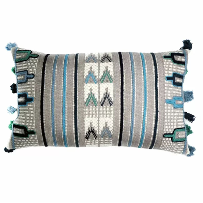 Чехол на подушку Blue Ikat Мульти Чехол на подушку Blue Ikat Мульти в Грозном | Loft Concept