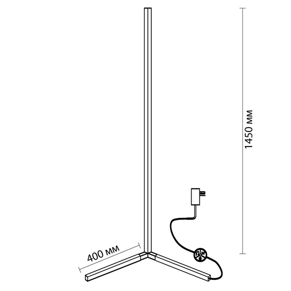 Торшер Trumpet Tube Black Angled Торшер Trumpet Tube Black Angled в Грозном