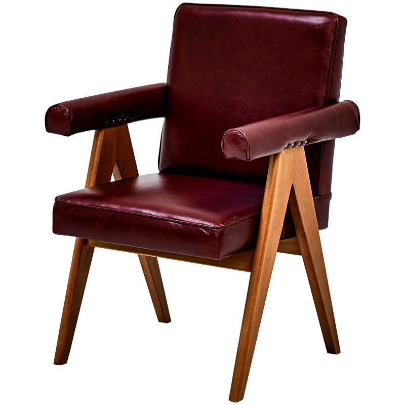 Стул Cherry Modern Chair Бургундский красный Древесина Стул Cherry Modern Chair Бургундский красный Древесина в Грозном | Loft Concept