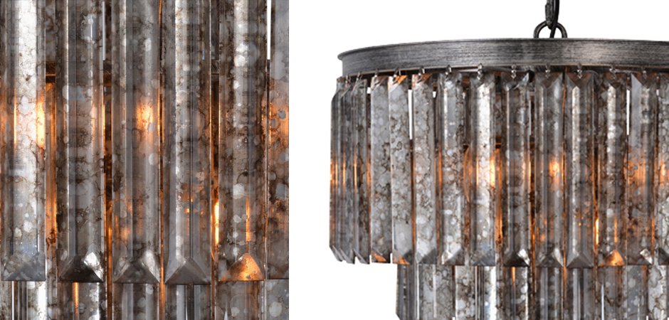 Подвесной светильник ODEON Aged Glass Chandelier Подвесной светильник ODEON Aged Glass Chandelier - Loft-Concept в Грозном