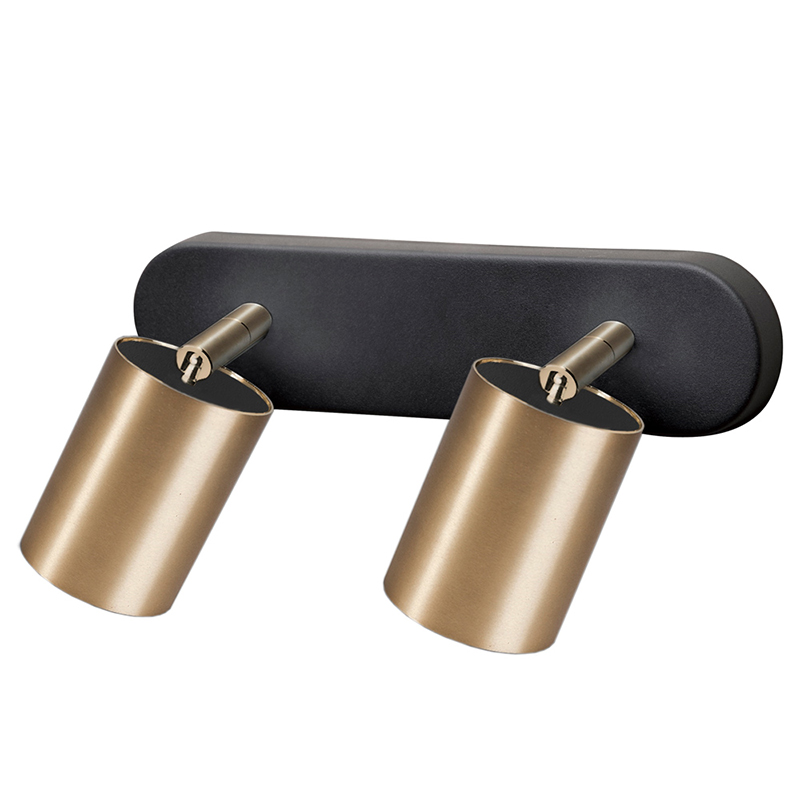 Бра Celis Spot Wall Lamp Duo brass Латунь Черный Бра Celis Spot Wall Lamp Duo brass Латунь Черный в Грозном | Loft Concept