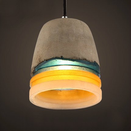 Подвесной светильник Art Concrete Pendant №7 Серый в Грозном | Loft Concept 