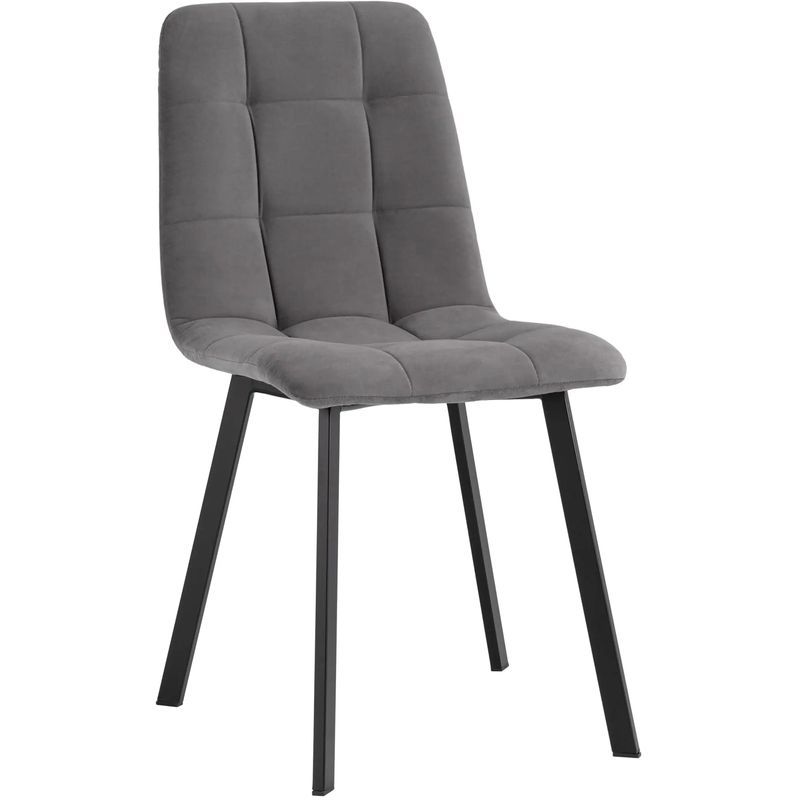 Стул NANCY S Chair Темно-Серый Серый бетон Черный Стул NANCY S Chair Темно-Серый Серый бетон Черный в Грозном | Loft Concept