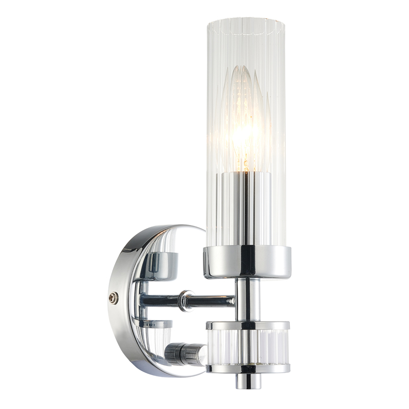 Бра Jeanette Chromium Sconce Хром Прозрачный Бра Jeanette Chromium Sconce Хром Прозрачный в Грозном | Loft Concept