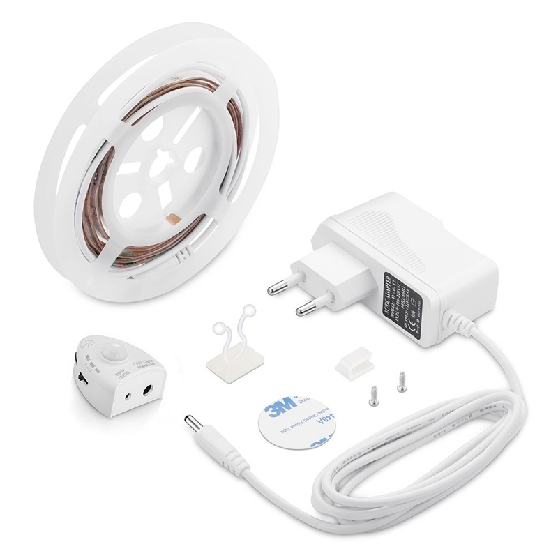 Комплект светодиодной ленты 7,2W/m 30LED/m 5050SMD 0,5М разноцветная Белый Комплект светодиодной ленты 7,2W/m 30LED/m 5050SMD 0,5М разноцветная Белый в Грозном | Loft Concept