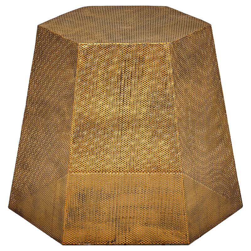Приставной стол Gold Mesh side table Золотой Приставной стол Gold Mesh side table Золотой в Грозном | Loft Concept
