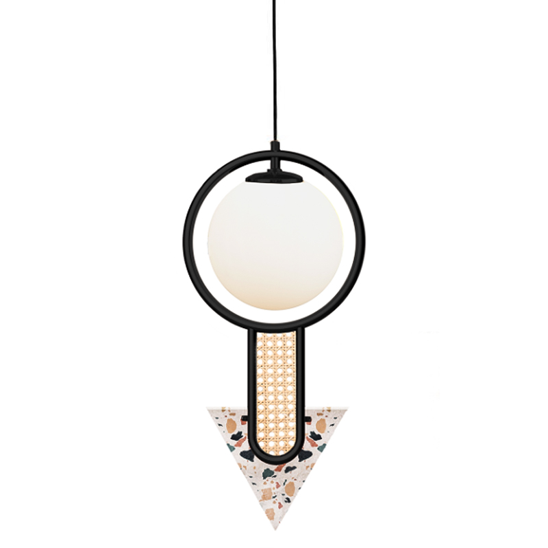 Подвесной Светильник UTU Soulful Lighting FRAME II TRIANGULAR Черный Медь Бежевый Коричневый Подвесной Светильник UTU Soulful Lighting FRAME II TRIANGULAR Черный Медь Бежевый Коричневый в Грозном | Loft Concept