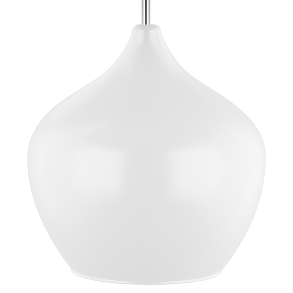 Подвесной светильник Candiano Milk One II Белый Хром в Грозном | Loft Concept 