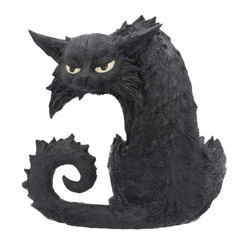 Статуэтка Sad Cat Salem Черный Статуэтка Sad Cat Salem Черный в Грозном | Loft Concept