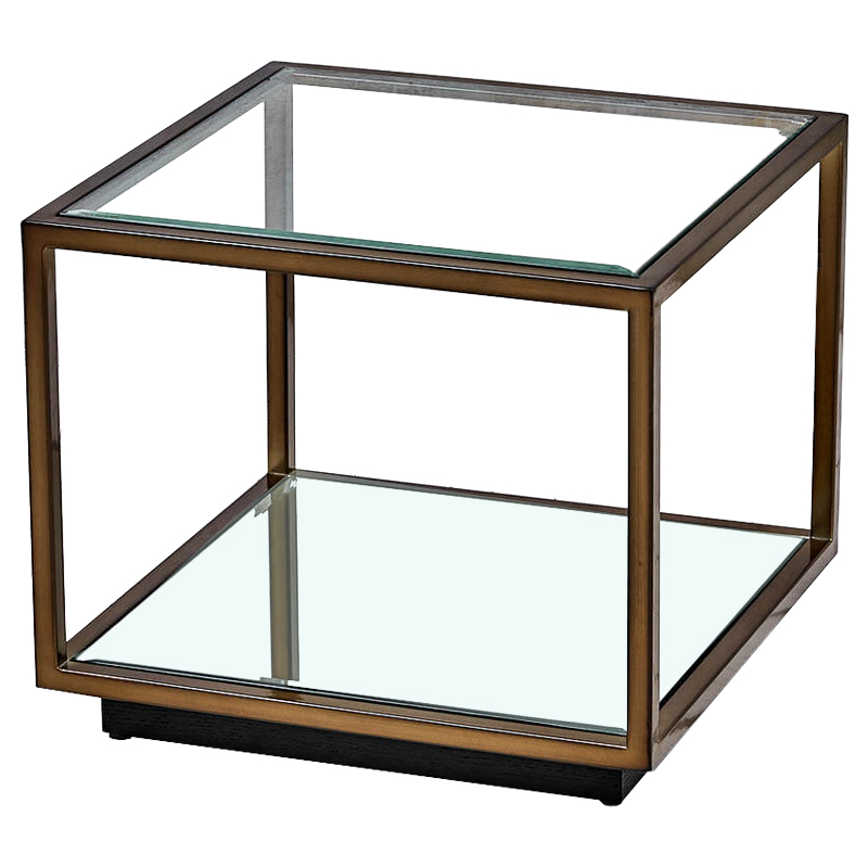 Кофейный стол Transparent Cube 43 Прозрачный Темная бронза Кофейный стол Transparent Cube 43 Прозрачный Темная бронза в Грозном | Loft Concept