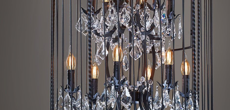 Люстра Steampunk Birdcage Chandelier 60 black Люстра Steampunk Birdcage Chandelier 60 black - Loft-Concept в Грозном