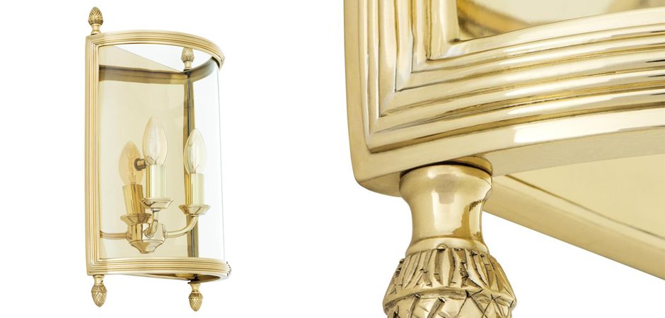 Бра Wall Lamp Lennon M Brass - Loft-Concept в Грозном