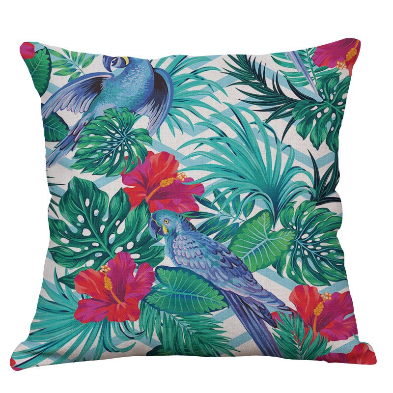 Декоративная подушка Tropical birds Мульти Декоративная подушка Tropical birds Мульти в Грозном | Loft Concept