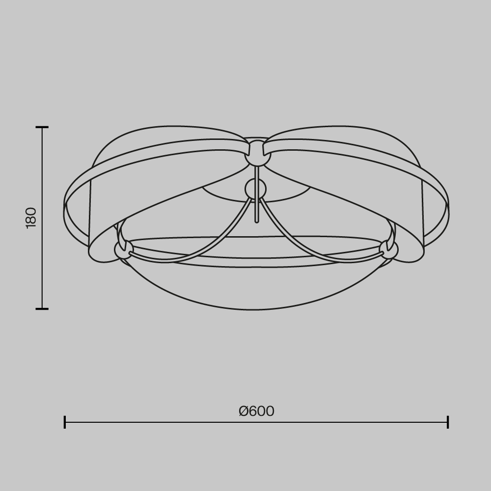 Потолочный светильник Breeze 3000К 45Вт в Грозном