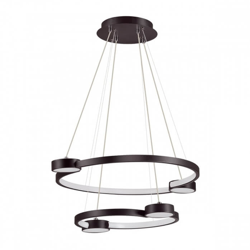 Люстра Lerida Round Черная Черный Люстра Lerida Round Черная Черный в Грозном | Loft Concept