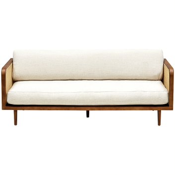 Диван Rattan Decor Sofa Ivory ivory ( слоновая кость ) Коричневый Диван Rattan Decor Sofa Ivory ivory ( слоновая кость ) Коричневый в Грозном | Loft Concept