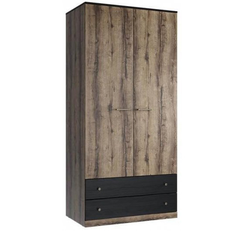 Шкаф Frederick Wardrobe две двери Дуб темный Шкаф Frederick Wardrobe две двери Дуб темный в Грозном | Loft Concept