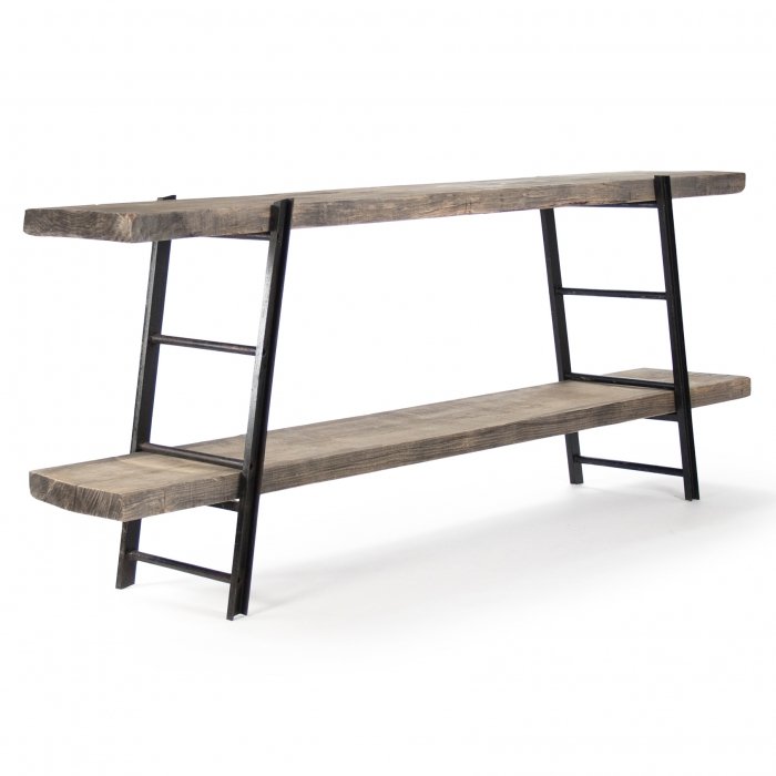 Стеллаж Industrial Iron Rustic Console Стеллаж Industrial Iron Rustic Console в Грозном | Loft Concept