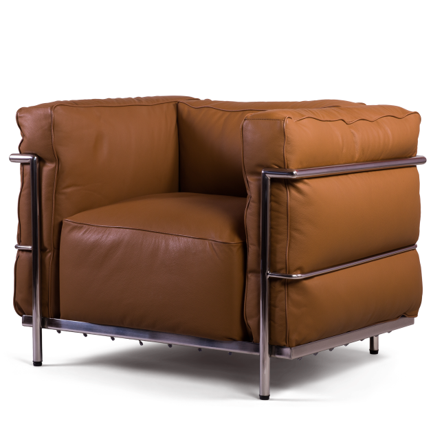 Кресло Le Corbusier LC3 brown Коричневый Кресло Le Corbusier LC3 brown Коричневый в Грозном | Loft Concept