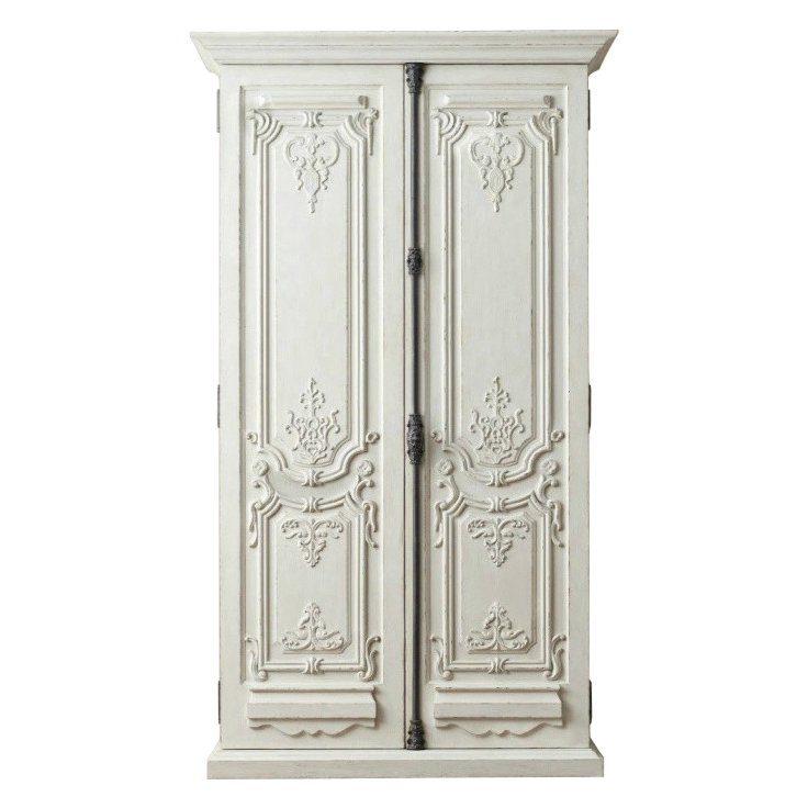 Шкаф French Distressed White Белый Шкаф French Distressed White Белый в Грозном | Loft Concept