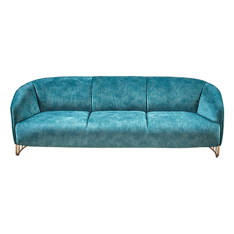 Диван Turquoise Ripples Sofa Бирюзовый Латунь Диван Turquoise Ripples Sofa Бирюзовый Латунь в Грозном | Loft Concept