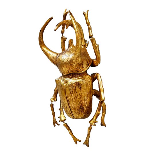 Аксессуар на стену Big Horned Beetle Золотой Аксессуар на стену Big Horned Beetle Золотой в Грозном | Loft Concept