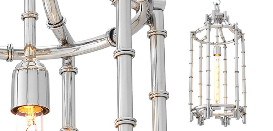 Люстра Eichholtz Lantern Vasco Steel - Loft-Concept в Грозном