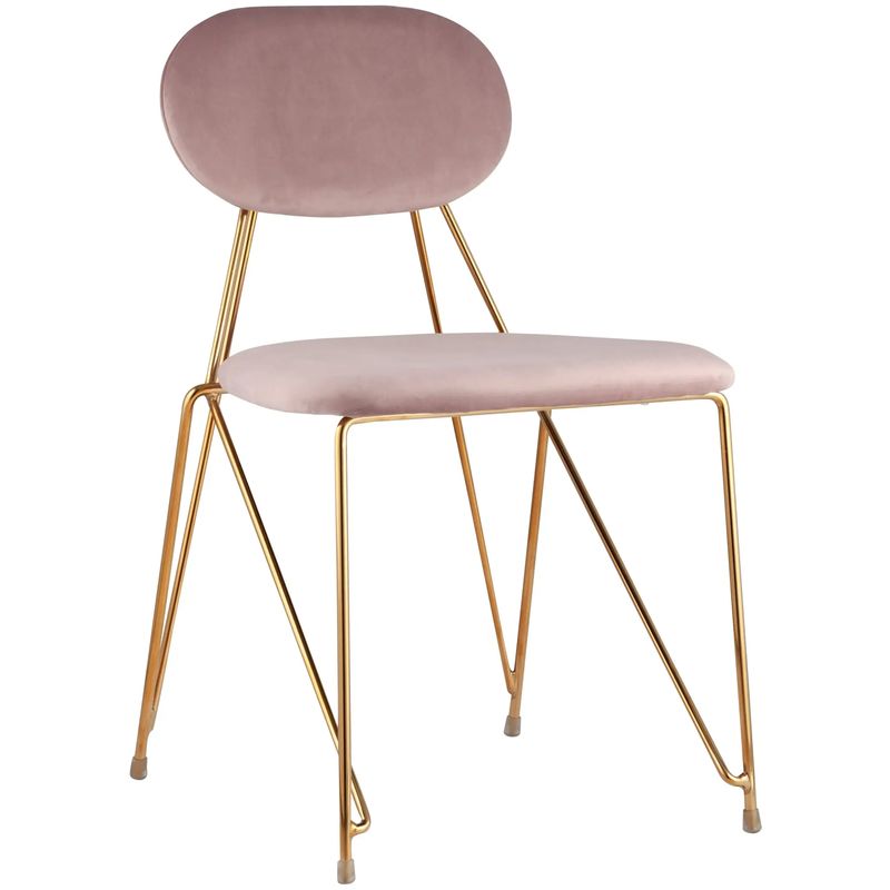 Стул Alice Chair Велюр Пастельно-Розовый Розовый пастельный Золотой Стул Alice Chair Велюр Пастельно-Розовый Розовый пастельный Золотой в Грозном | Loft Concept