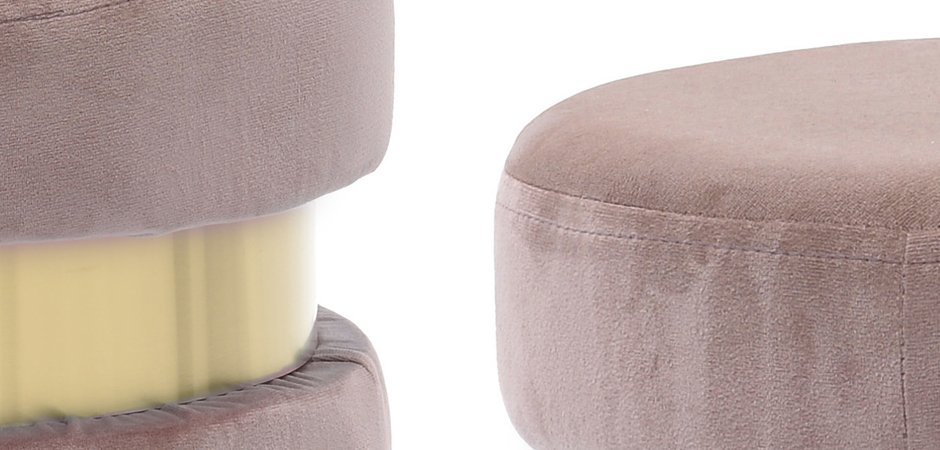 Пуф Golden Belt Dusty Rose Пуф Golden Belt Dusty Rose - Loft-Concept в Грозном