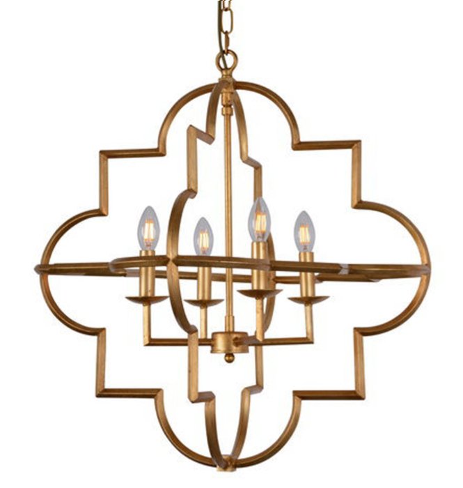 Люстра Mandeville Gold Chandelier Латунь Античная полированная Люстра Mandeville Gold Chandelier Латунь Античная полированная в Грозном | Loft Concept