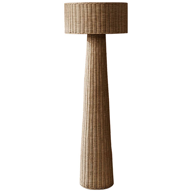 Торшер Wicker Furniture Poe Floor Lamp Коричневый Торшер Wicker Furniture Poe Floor Lamp Коричневый в Грозном | Loft Concept