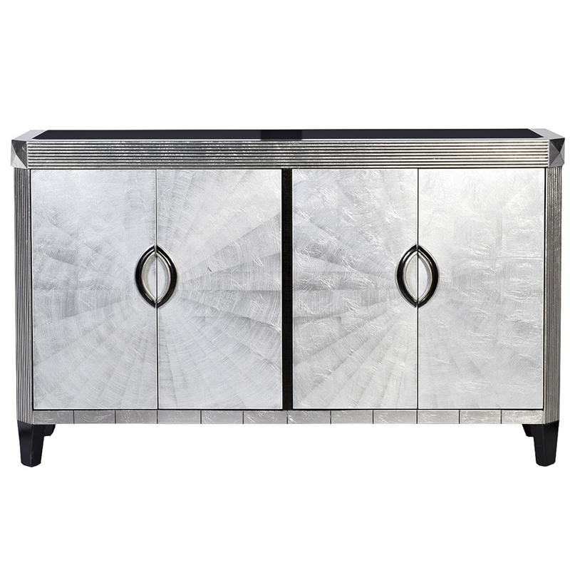 Комод в стиле Арт-деко Tarciso Chest of drawers Серебристый Серебряный Комод в стиле Арт-деко Tarciso Chest of drawers Серебристый Серебряный в Грозном | Loft Concept