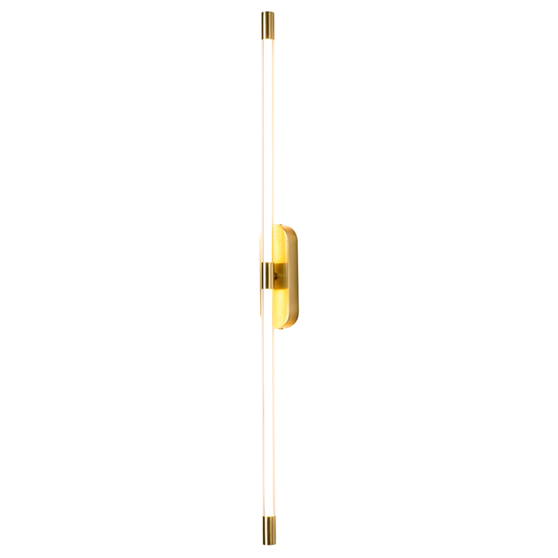 Бра Trumpet tube Double Золотое 80 см Золотой Белый Бра Trumpet tube Double Золотое 80 см Золотой Белый в Грозном | Loft Concept