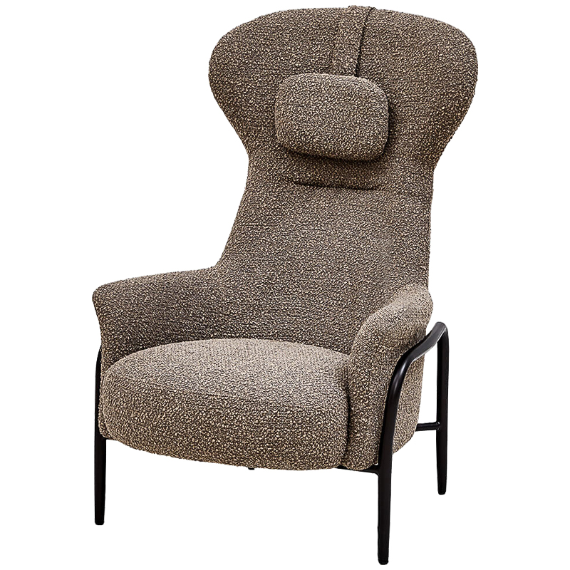 Кресло Alani Chair Черный Коричневый Кресло Alani Chair Черный Коричневый в Грозном | Loft Concept