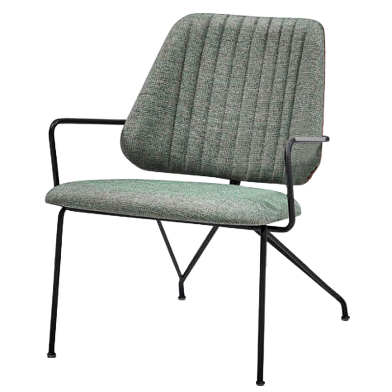 Кресло William Chair Черный Голубой пастельный Карамель Кресло William Chair Черный Голубой пастельный Карамель в Грозном | Loft Concept