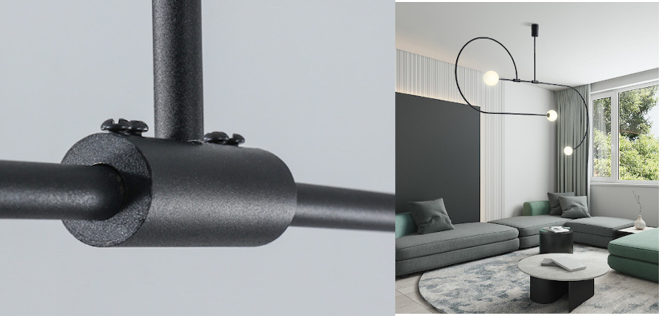 Люстра Fontana Amorosa Three Vortex Black Люстра Fontana Amorosa Three Vortex Black - Loft-Concept в Грозном