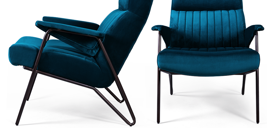 Кресло Solonar blue Кресло Solonar blue - Loft-Concept в Грозном