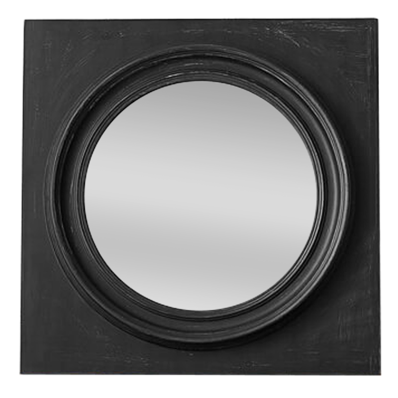 Зеркало Godolphin Mirror Black Винтажный черный Зеркало Godolphin Mirror Black Винтажный черный в Грозном | Loft Concept
